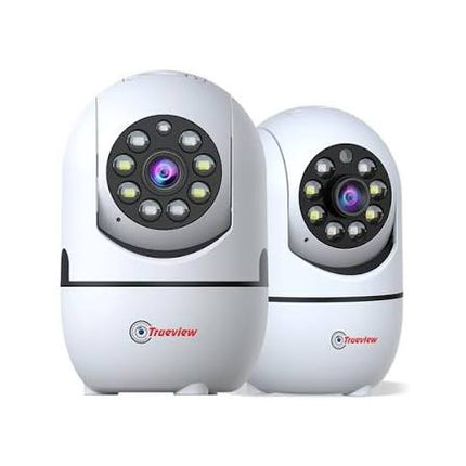 Trueview 2MP Smart CCTV Wi-fi Home Security Camera with Pan Tilt 360 (Pack of 2)