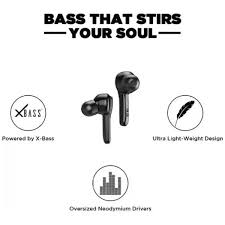 Nu Republic Jaxxbuds Bluetooth  (Black, True Wireless)