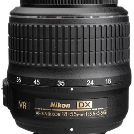 NIKON AF-P DX Nikkor 18 - 55 mm f/3.5-5.6G VR (3.0x) Standard Zoom Lens  (Black)