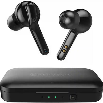 Nu Republic Jaxxbuds Bluetooth  (Black, True Wireless)
