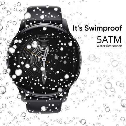 DIZO Watch R AMOLED with 45 mm Dial Size (Matte Black Strap, Free Size)