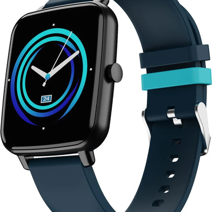 DEFY Space fit 1.54'' HD Display with Real time Temperature Sensor and SPO2 Smartwatch (Blue Strap, Free Size)