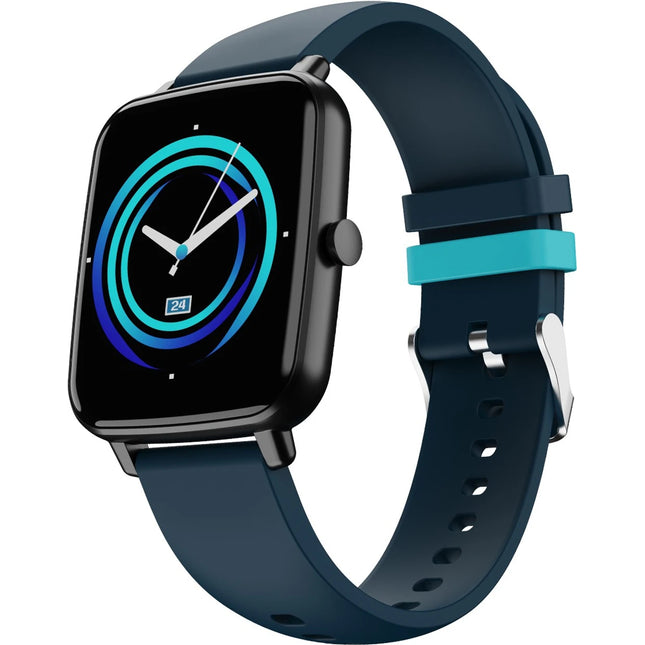 DEFY Space fit 1.54'' HD Display with Real time Temperature Sensor and SPO2 Smartwatch (Blue Strap, Free Size)