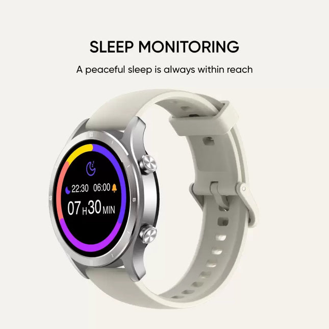 realme TechLife Watch R100 Bluetooth Calling & 1.32 in Metallic Dial Smartwatch