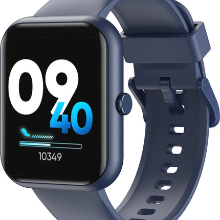 DIZO Watch D Plus with 1.85inch,550nits display&14 day battery (Blue Strap, Free Size)
