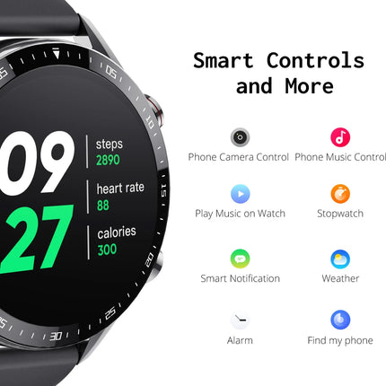 DIZO Watch R Talk, Amoled Display with Calling & 10 days battery (Black Strap, Free Size)