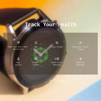 DIZO Watch R Talk, Amoled Display with Calling & 10 days battery (Black Strap, Free Size)