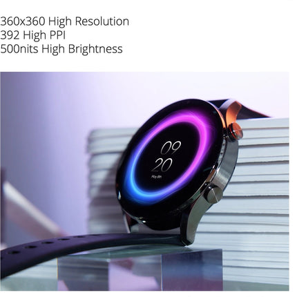 DIZO Watch R Talk, Amoled Display with Calling & 10 days battery (Black Strap, Free Size)