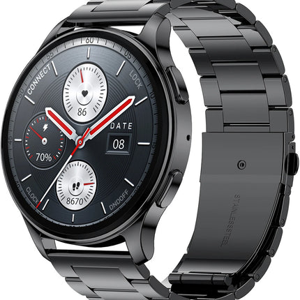 Amazfit Pop 3R Smart Watch,1.43" AMOLED Display, Bluetooth Calling, SpO2, 12-Day Battery Life, AI Voice Assistance, 100 Sports Modes, 24H HR Monitor, Music Control