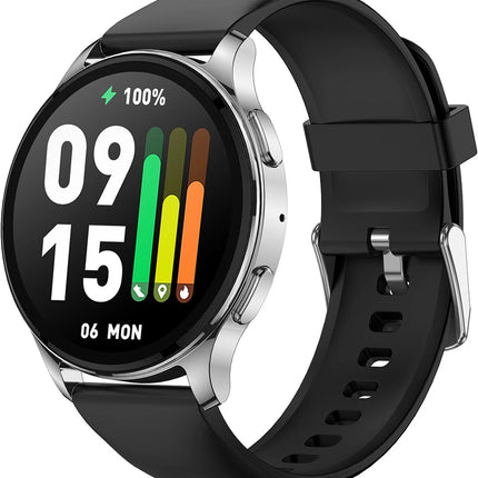 Amazfit Pop 3R Smart Watch,1.43" AMOLED Display, Bluetooth Calling, SpO2, 12-Day Battery Life, AI Voice Assistance, 100 Sports Modes, 24H HR Monitor, Music Control