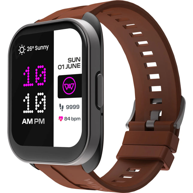 Wings Urbana Smartwatch with 2.01” IPS LCD Screen, Digital smartwatch Android smartwatch with Ai Voice Assistant, IP68 Water & Dust Resistant.
