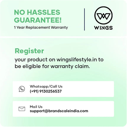 Wings 2.01 Made In India HD Smartwatch (Blue Strap, One Size)
