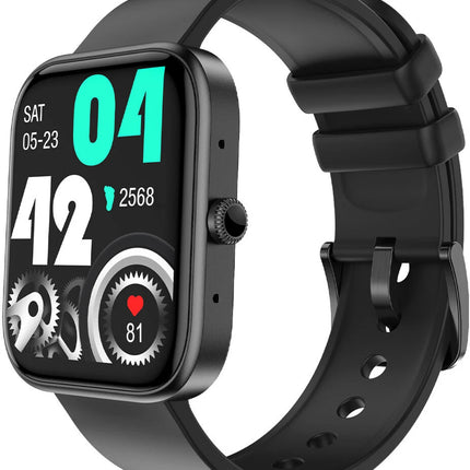 Fire-Boltt Ninja Call 2 with 46.5mm (1.83) display,Bluetooth Calling with 27 Sports Modes Smartwatch (Black Strap, Free Size)