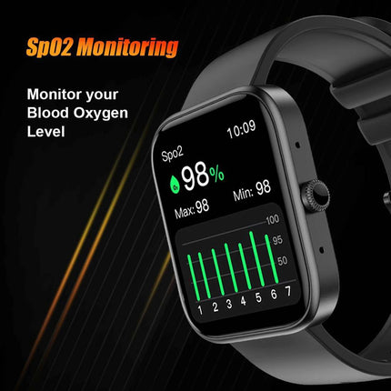Fire-Boltt Ninja Call 2 with 46.5mm (1.83) display,Bluetooth Calling with 27 Sports Modes Smartwatch (Black Strap, Free Size)