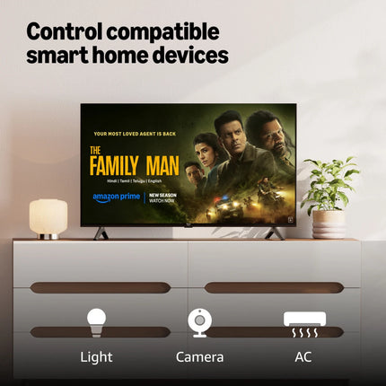 Firetv Stick 4K Plus, smart voice search with Alexa+, Cinematic 4K streaming, HDR10+ Media Streaming Device (Black)