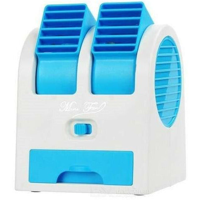 Techavent Mini USB Fragrance Air Cooling Fan Portable Desktop Blower/ Air Cooler - Assorted Color - Grabgear.in
