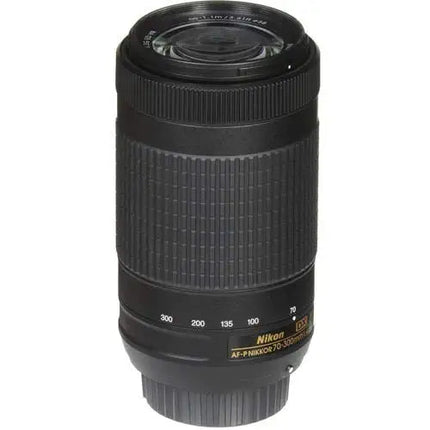 Nikon AF-P DX NIKKOR 70-300 mm f/4.5-6.3G ED VR Lens for DSLR Cameras (Black) (UNBOXED) - Unboxify
