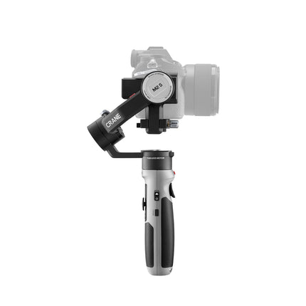 zhiyun Crane M2S Handheld 3-Axis Gimbal (with 2 Years ZHIYUN India Official Warranty) with Integrated 0.66" Display & LED Fill Light 3-in-1 Compact Stabilizer for Mirrorless Camera Smartphone - Unboxify
