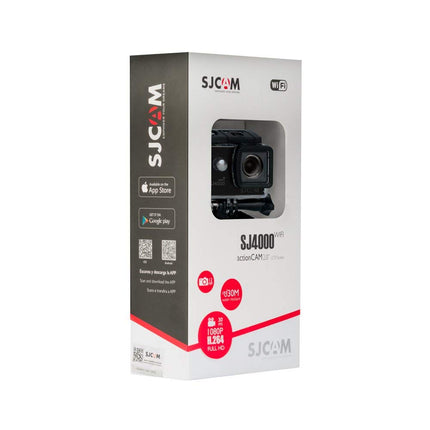 SJCAM SJ4000 WiFi 12MP Optical Full HD WiFi Sports Action Camera 170°Wide FOV 30M Waterproof DV Camcorder, Gold (UNBOXED) - Unboxify