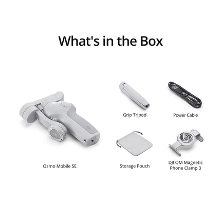 DJI OSMO Mobile SE Intelligent Gimbal 3-Axis Phone Gimbal Portable and Foldable (UNBOXED) - Unboxify