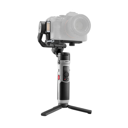zhiyun Crane M2S Handheld 3-Axis Gimbal (with 2 Years ZHIYUN India Official Warranty) with Integrated 0.66" Display & LED Fill Light 3-in-1 Compact Stabilizer for Mirrorless Camera Smartphone - Unboxify
