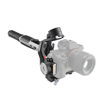 zhiyun Crane M2S Handheld 3-Axis Gimbal (with 2 Years ZHIYUN India Official Warranty) with Integrated 0.66" Display & LED Fill Light 3-in-1 Compact Stabilizer for Mirrorless Camera Smartphone - Unboxify
