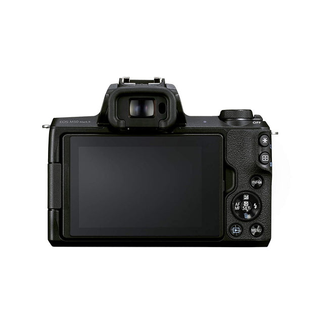 Canon EOS M50 Mark II + EF-M 15-45mm is STM Kit Black - Unboxify