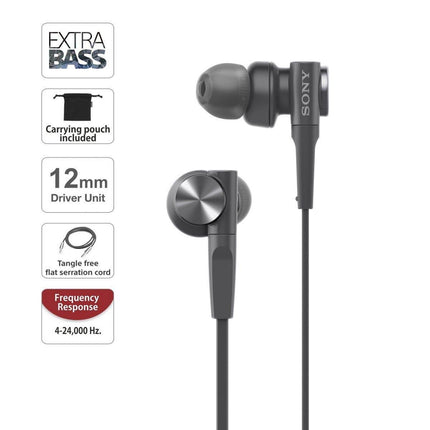 Sony MDR-XB55/MDR-XB55AP Extra-Bass in-Ear Headphones - Grabgear.in