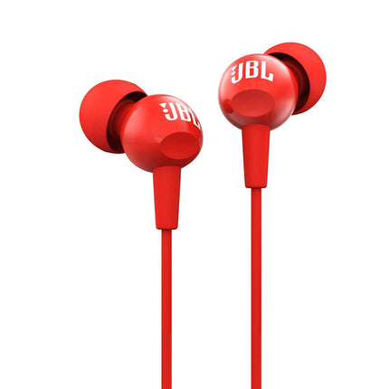 JBL C100SI In-Ear Deep Bass Headphones with Mic - Grabgear.in