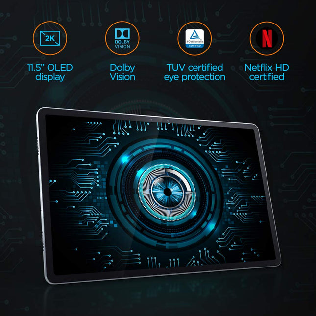 Lenovo Tab P11 Pro (29.21 cm (11.5 inch), 6 GB, 128 GB, Wi-Fi + LTE), Slate Grey (UNBOXED) - Unboxify