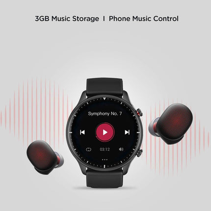 Amazfit GTR 2 Smart Watch, 1.39" AMOLED Display, SpO2 & Stress Monitor, Built-in Alexa, Built-in GPS, Bluetooth Phone Calls, 3GB Music Storage, 14-Day Battery Life, 90 Sports Modes - Grabgear.in