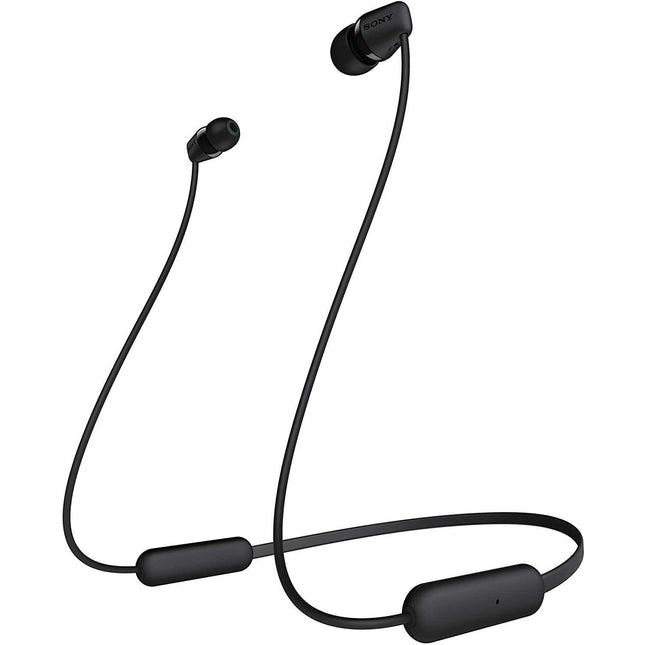 Sony WI-C200 Wireless In-Ear Headphones with 15 Hours Battery Life with mic for phone calls (Black) - Grabgear.in