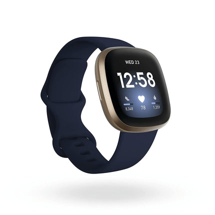 Fitbit Versa 3 Health & Fitness Smartwatch with GPS, 24/7 Heart Rate, Alexa Built-in, 6+ Days Battery, One Size (S & L Bands Included) - Grabgear.in