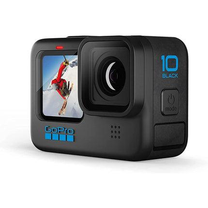 GoPro HERO10 Black - Waterproof Action Camera with Front LCD and Touch Rear Screens, 5.3K60 Ultra HD Video, 23MP Photos, 1080p Live Streaming, Webcam, Stabilization - Grabgear.in