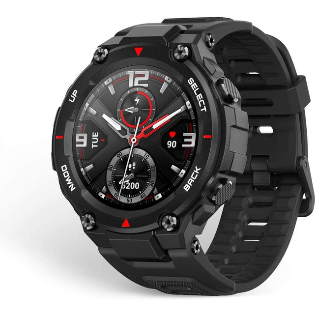 Amazfit Huami T Rex | 20 Days Battery Life, 1.3 inch AMOLED Display, Built-in GPS, 12 Military Certifications, Water Resistance, 14 Sports Modes - Unboxify