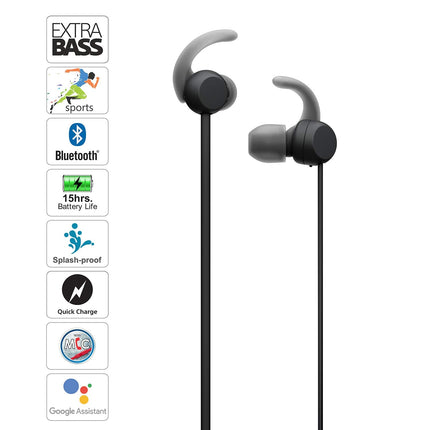 Sony WI-SP510 Wireless Sports Extra Bass in-Ear Headphones with 15 hrs Battery (UNBOXED) - Unboxify