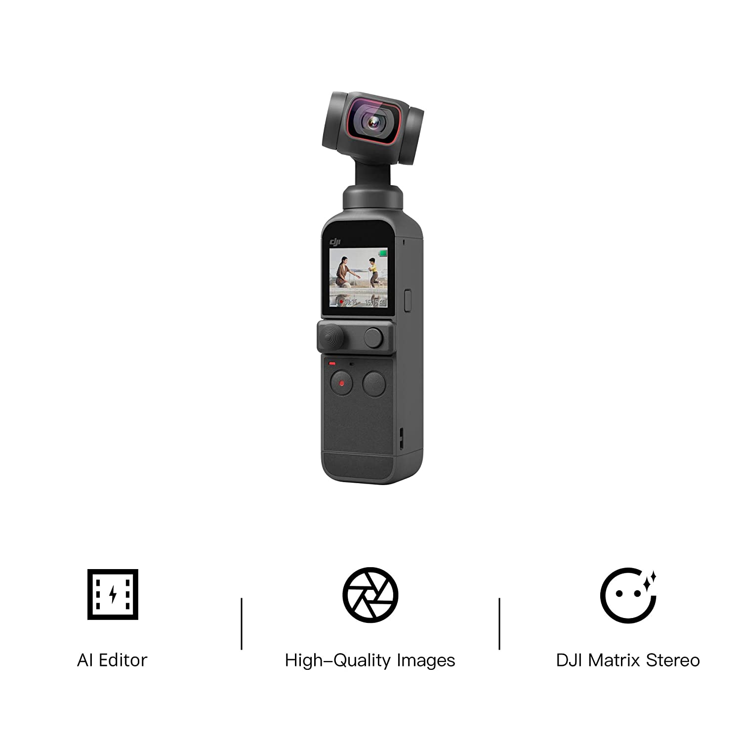 DJI Osmo Pocket2 Handheld 3-Axis Gimbal Stabilizer with 4K Camera