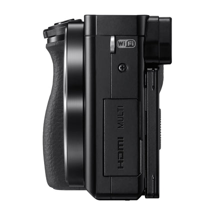 Sony Alpha ILCE 6000L 24.3 MP Mirrorless Digital SLR Camera with 16-50 mm (APS-C Sensor, Fast Auto Focus, Eye AF, Light Weight) - Black (UNBOXED) - Unboxify