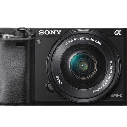 Sony Alpha ILCE 6000L 24.3 MP Mirrorless Digital SLR Camera with 16-50 mm (APS-C Sensor, Fast Auto Focus, Eye AF, Light Weight) - Black (UNBOXED) - Unboxify
