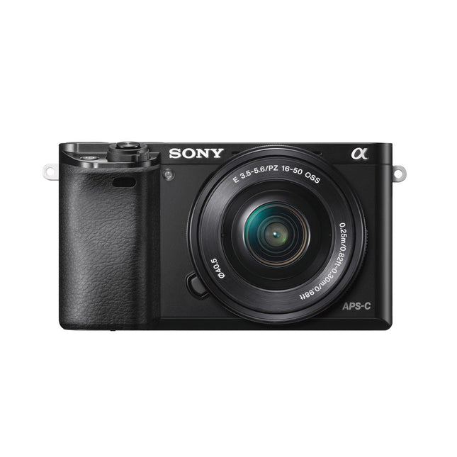 Sony Alpha ILCE 6000L 24.3 MP Mirrorless Digital SLR Camera with 16-50 mm (APS-C Sensor, Fast Auto Focus, Eye AF, Light Weight) - Black (UNBOXED) - Unboxify