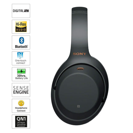 Sony WH-1000XM3 Industry Leading Wireless Noise Cancelling Headphones - Grabgear.in