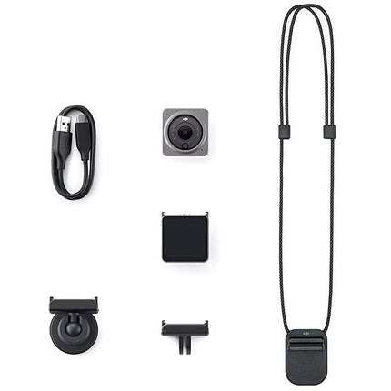 DJI Action 2 Dual Screen Combo-12MP Action Camera with Front Touchscreen, Magnetic Versatility, 4K Recording Upto 120 FPS& 155° FOV, Portable& Wearable, HorizonSteady, AI Editor, 10m Waterproof,Black - Grabgear.in