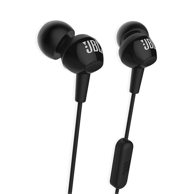 JBL C100SI In-Ear Deep Bass Headphones with Mic - Grabgear.in