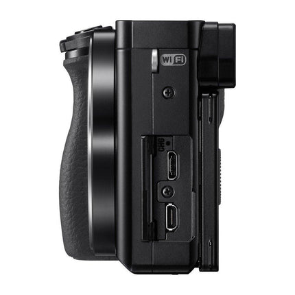Sony Alpha ILCE 6000L 24.3 MP Mirrorless Digital SLR Camera with 16-50 mm (APS-C Sensor, Fast Auto Focus, Eye AF, Light Weight) - Black - Grabgear.in