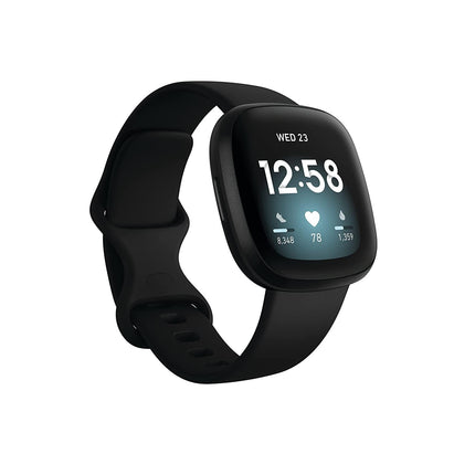 Fitbit Versa 3 Health & Fitness Smartwatch with GPS, 24/7 Heart Rate, Alexa Built-in, 6+ Days Battery, One Size (S & L Bands Included) - Grabgear.in