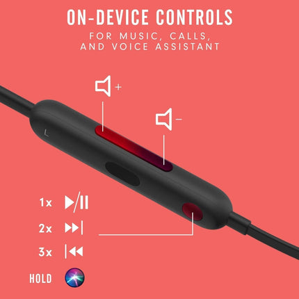 Beats Flex Wireless Earphones – Apple W1 Headphone Chip, Magnetic Earbuds, Class 1 Bluetooth, 12 Hours of Listening Time, Built-in Microphone - Grabgear.in