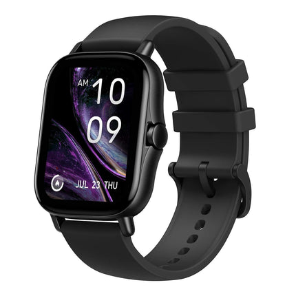 Amazfit GTS 2 Smart Watch, 1.65 inch (4.2 cm) AMOLED Display, Built-in Amazon Alexa, Built-in GPS, SpO2 & Stress Monitor, Bluetooth Phone Calls, 3GB Music Storage, 90 Sports Modes (Midnight Black) - Grabgear.in