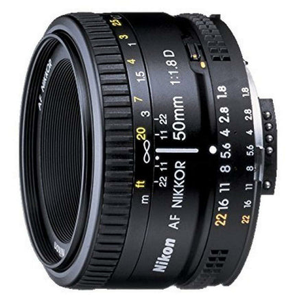 Nikon 50mm Nikkor F/1.8D AF Prime Lens for DSLR Camera - Grabgear.in