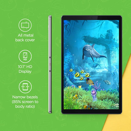 Lenovo Tab M10 HD 2nd Gen (10.1 inch), Platinum Grey with Metallic Body and Octa-core Processor (UNBOXED) - Unboxify