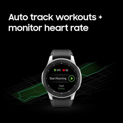Samsung Galaxy Watch 46 mm LTE Smartwatch  (Black Strap, Regular) SM-R805FZSAINU - Grabgear.in
